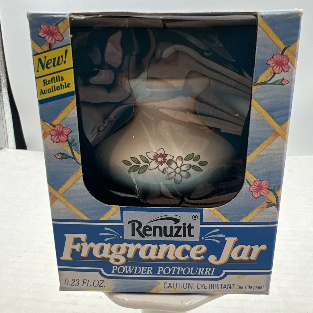 Vintage Renuzit Fragrance Decorative Jar 